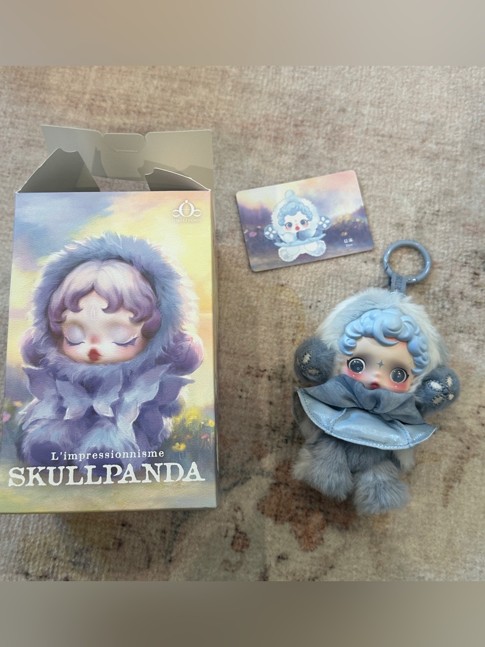 Skullpanda Plush Keychain - L’impressionnisme Dew